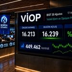 VİOP'ta endeks kontratı haftaya yükselişle başladı