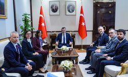 Cevdet Yılmaz, Kanada Dışişleri Bakanı'nı Cumhurbaşkanlığı Külliyesi'nde kabul etti