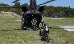 EFES-2026 Tatbikatı'nda motosikletli unsurlarca CH-47 helikopteri ile inme ve binme eğitimleri yapıldı