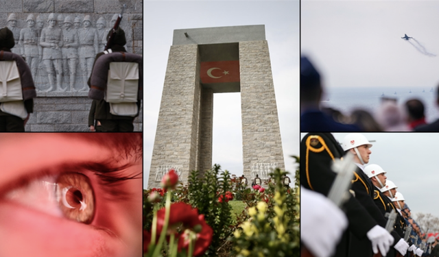 Çanakkale Deniz Zaferi'nin 111. yıl dönümü törenlerle kutlandı