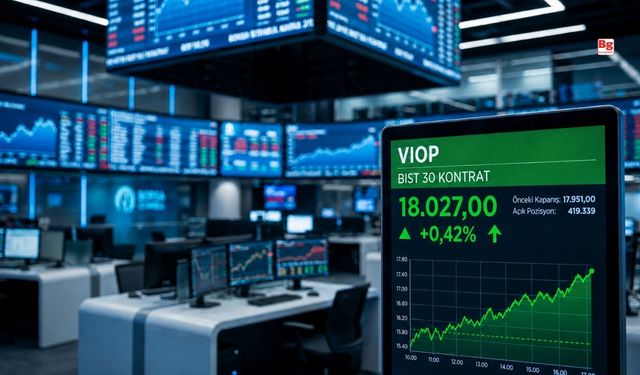 VİOP'ta endeks kontratı güne yükselişle başladı