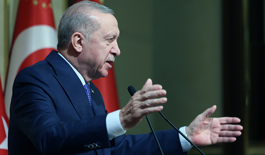 Erdoğan: "Çanakkale millet olma şuurunun eşsiz bir destandır"
