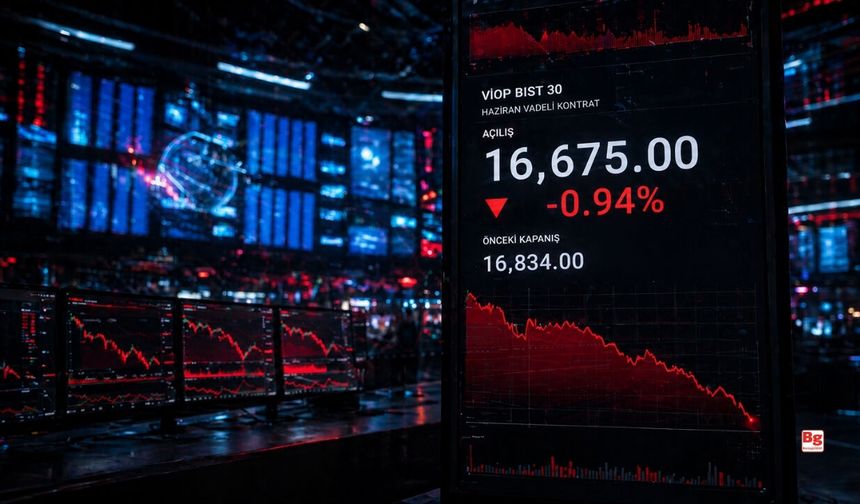 VİOP’ta endeks kontratı haftaya yüzde 0,94 düşüşle başladı