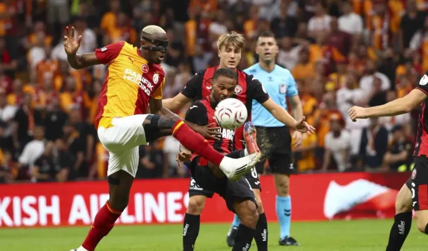 Galatasaray, Süper Lig'e puan kaybı ile başladı!