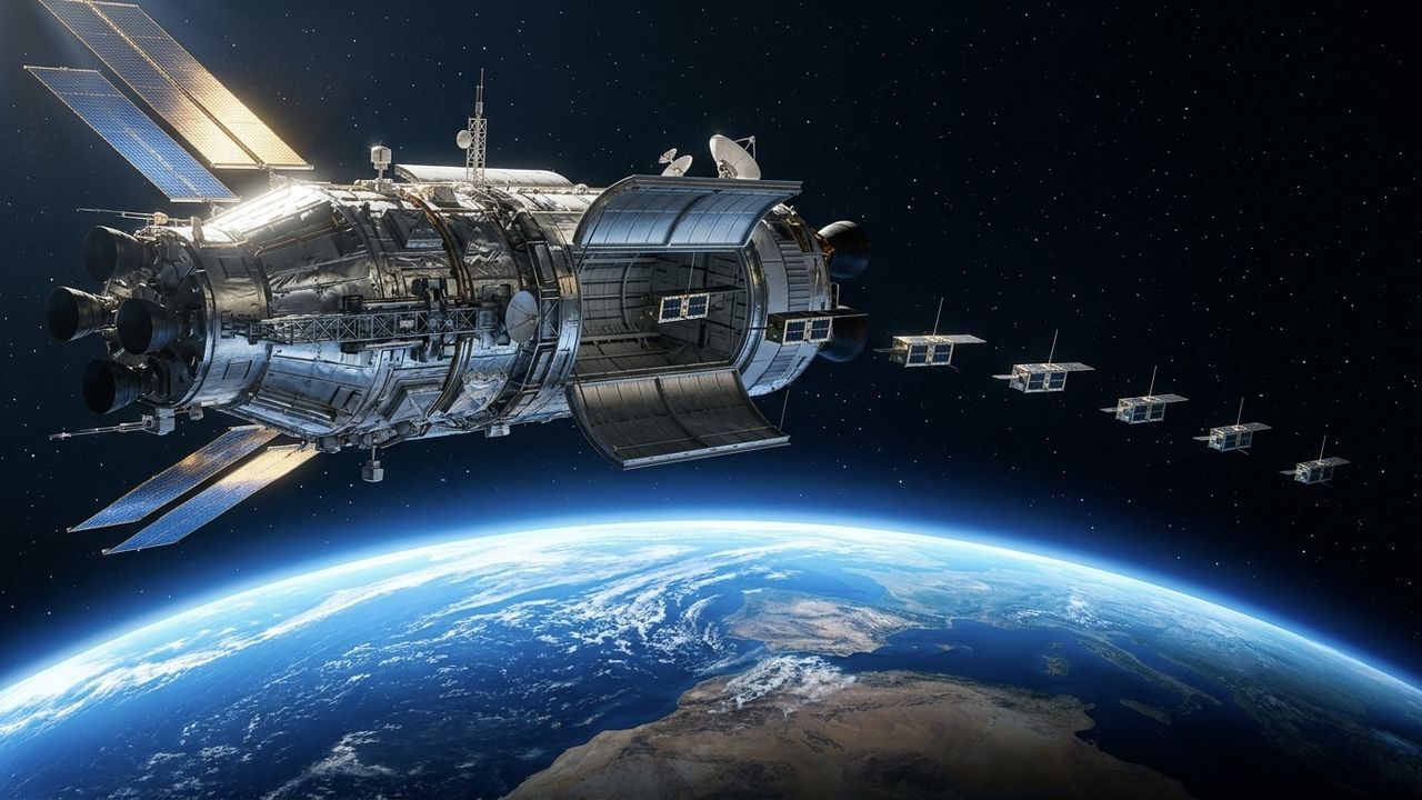 Starship İlk Kez Gerçek Yük Taşıdı: 20 Uydu Yörüngede